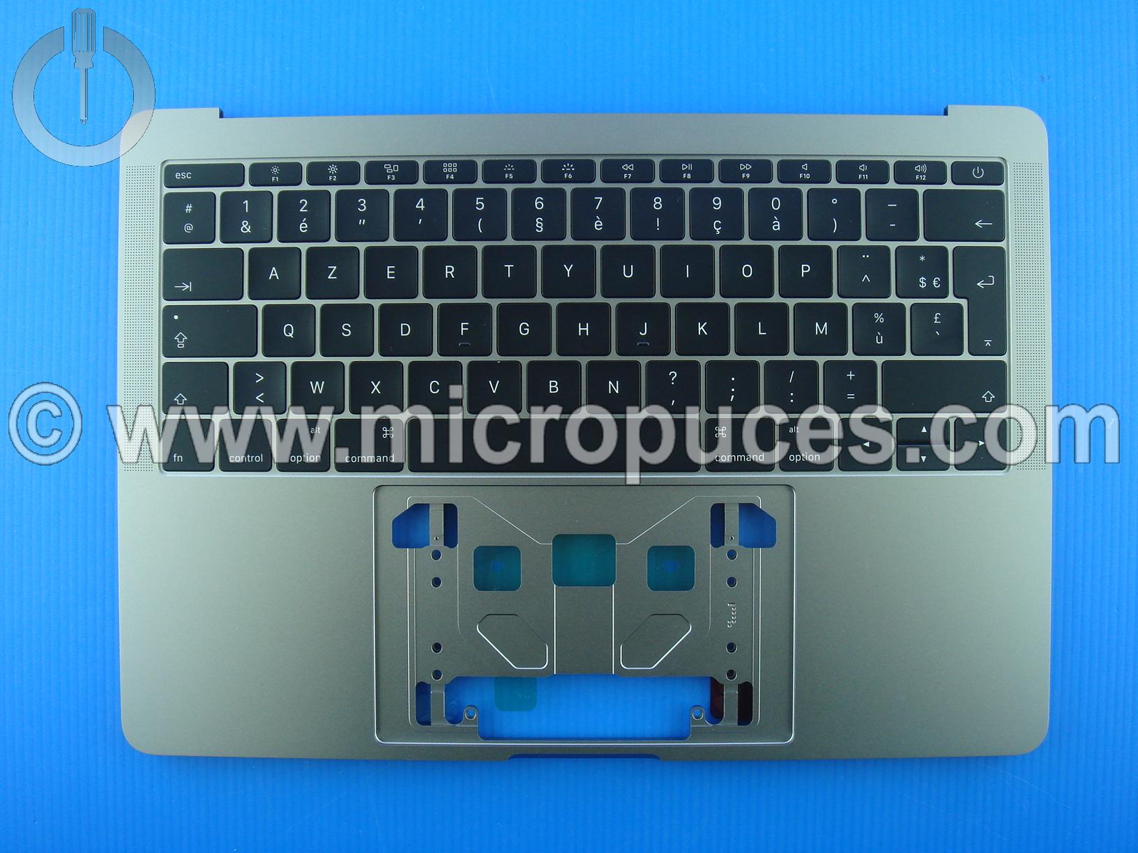 Clavier + plasturgie pour MacBook Pro A1706 A1708 - gris sidral - Grade A