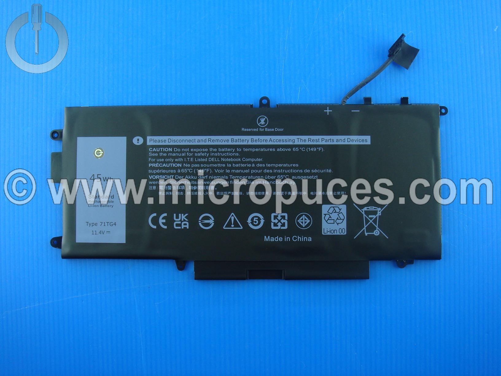 Batterie pour Dell Latitude 7390 2-in-1