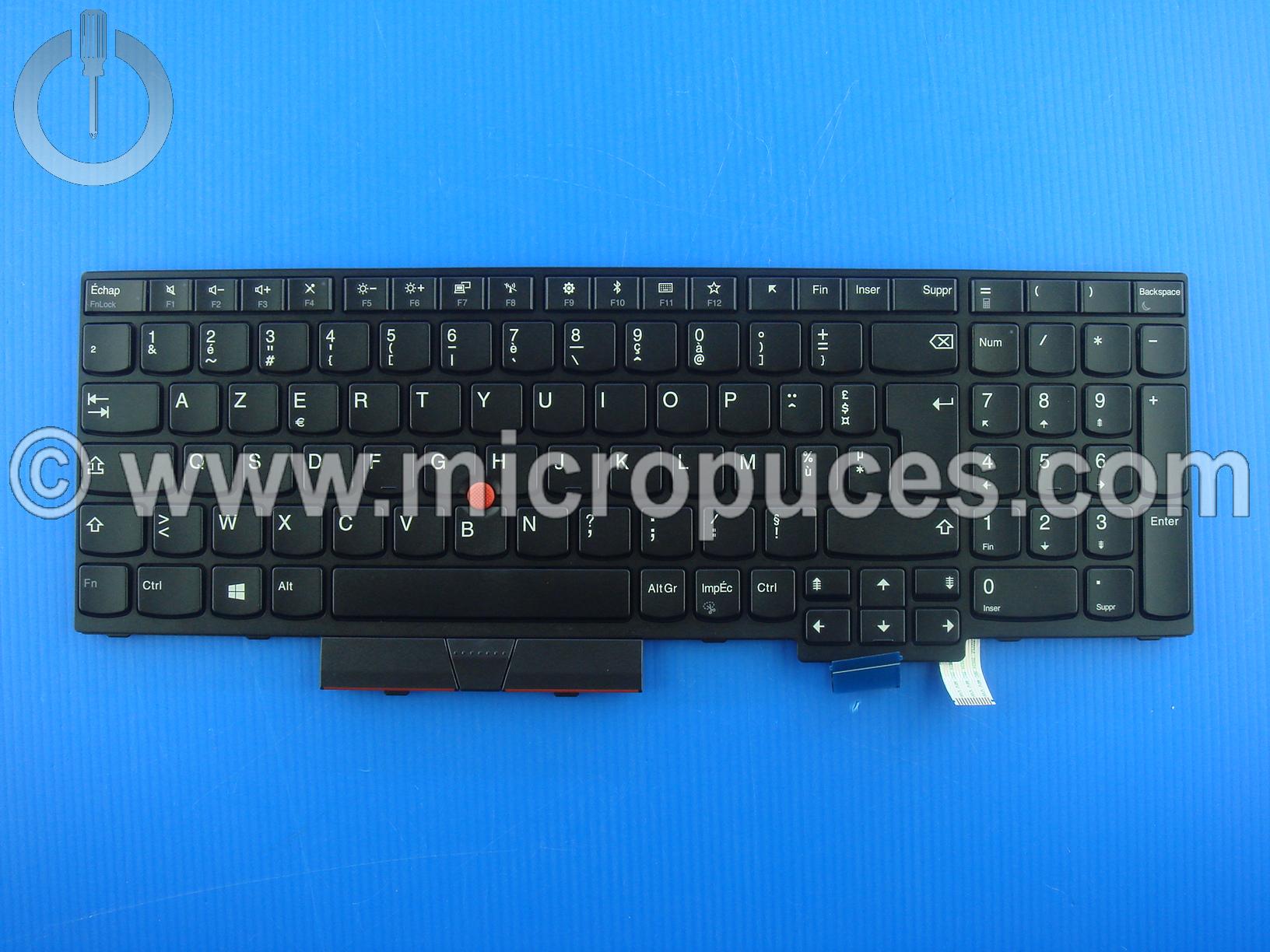 Clavier pour Lenovo ThinkPad T580 - non rtroclair