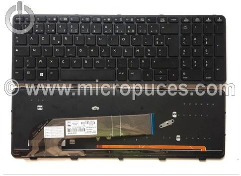 Clavier AZERTY pour HP Probook 450 470 G0 G1 G2 rtro clair 721953-051