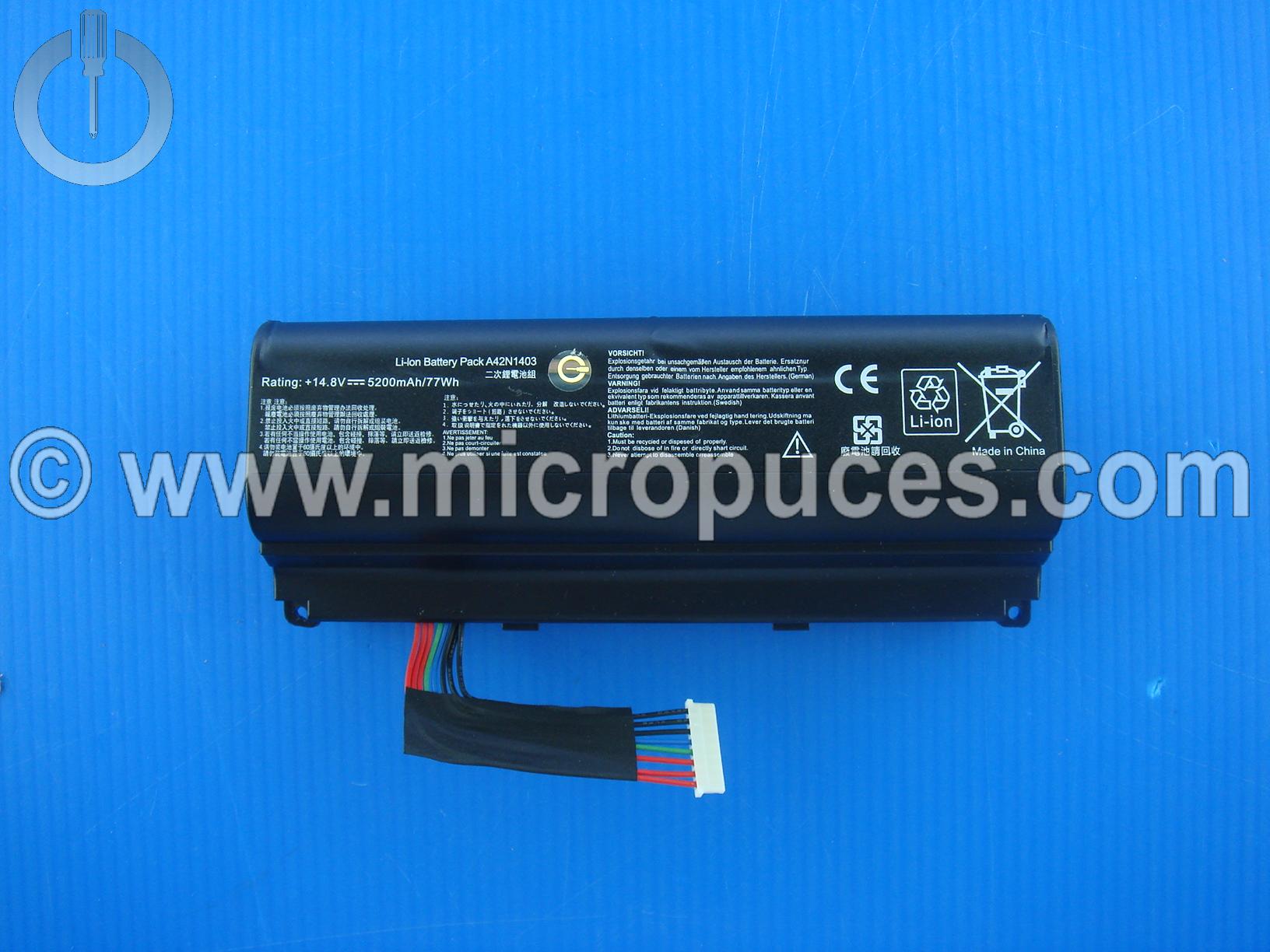 Batterie NEUVE de remplacement A42N1403 pour ASUS G751