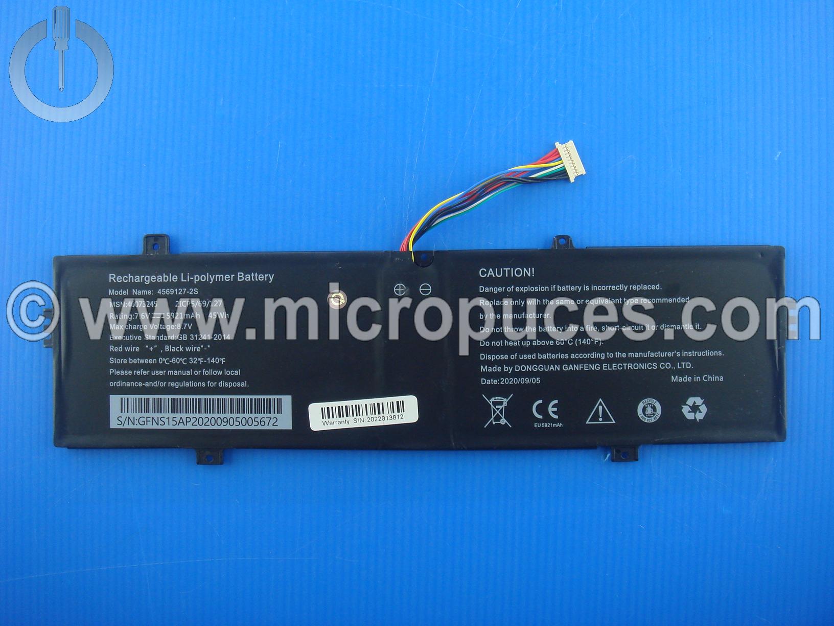 Batterie pour MEDION AKOYA 4569127-2S