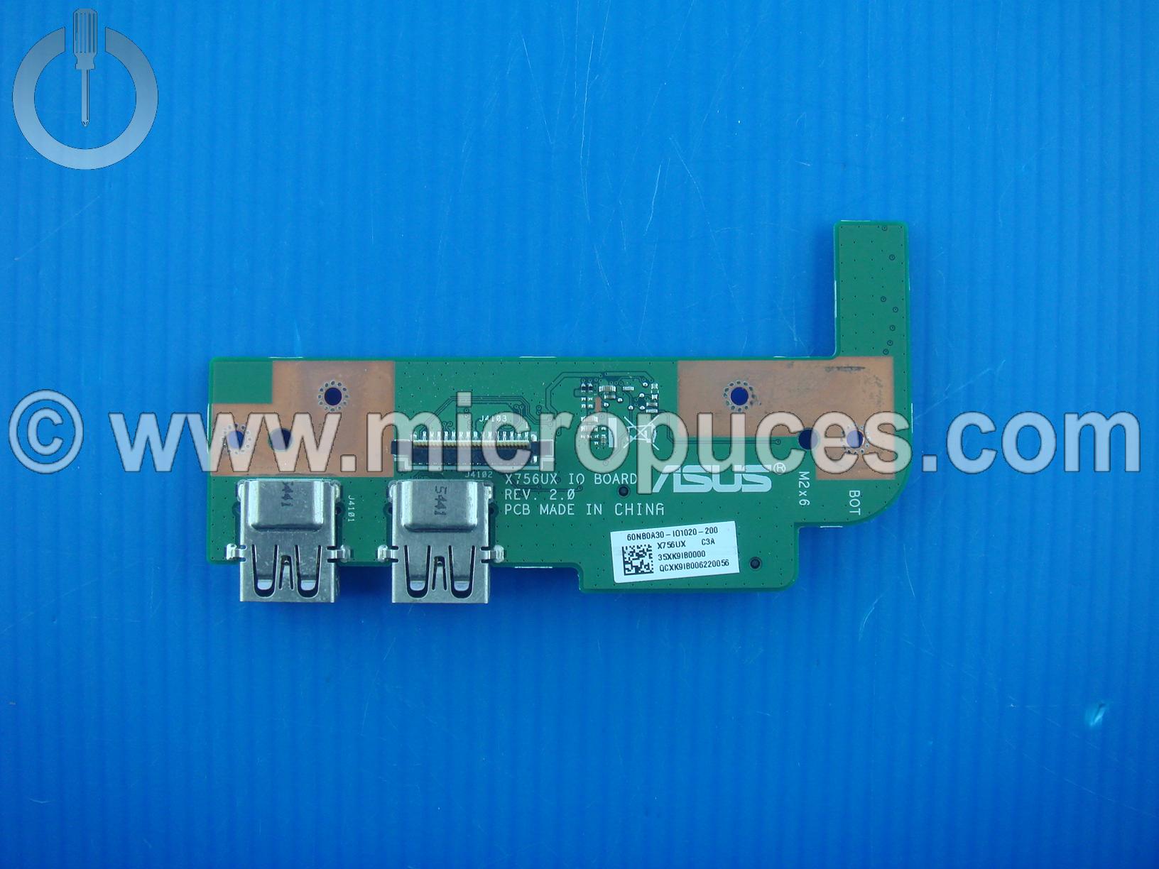 Carte fille IO pour ASUS K756 R753 X756