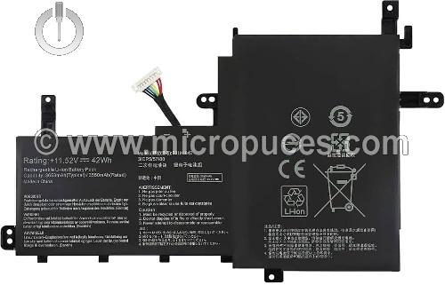 Batterie Compatible pour Asus A513