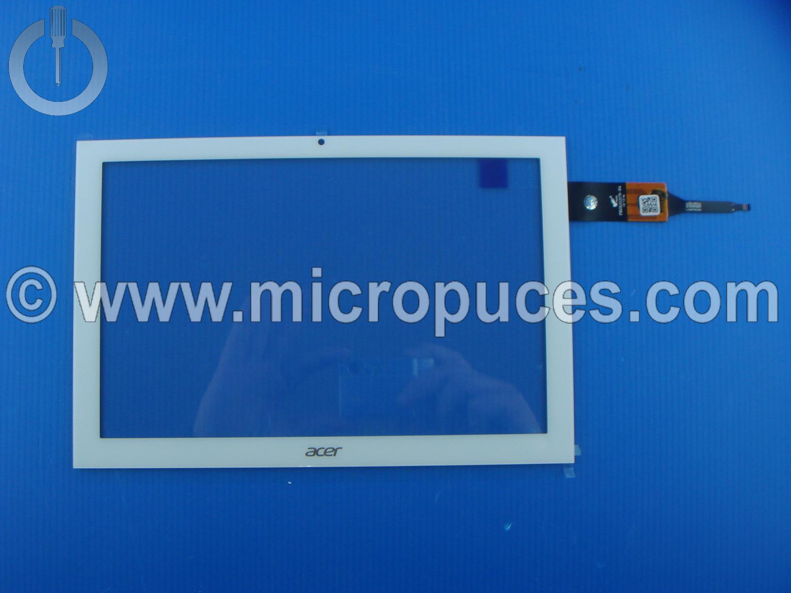 Vitre tactile blanche pour ACER Iconia B3-A40