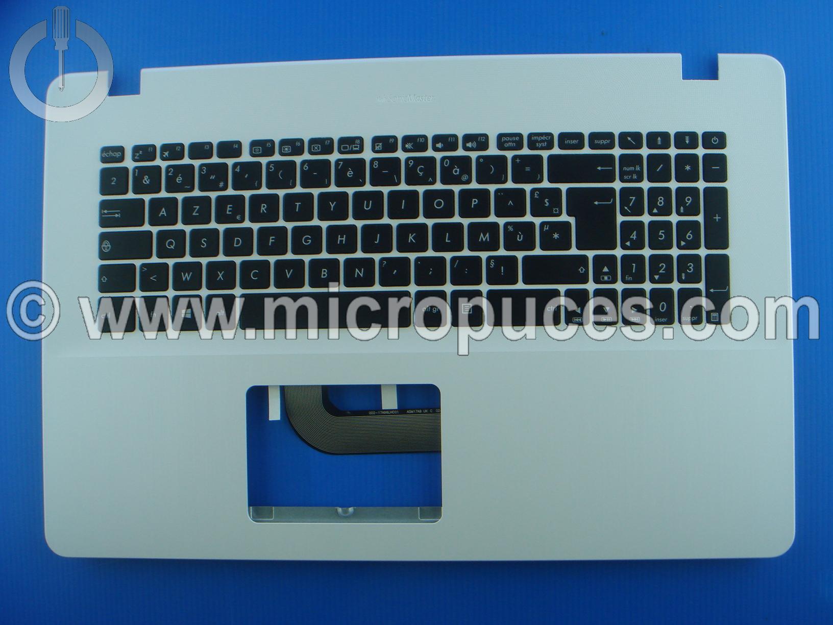 Clavier + plasturgie de dessus (touches noires) pour ASUS X705