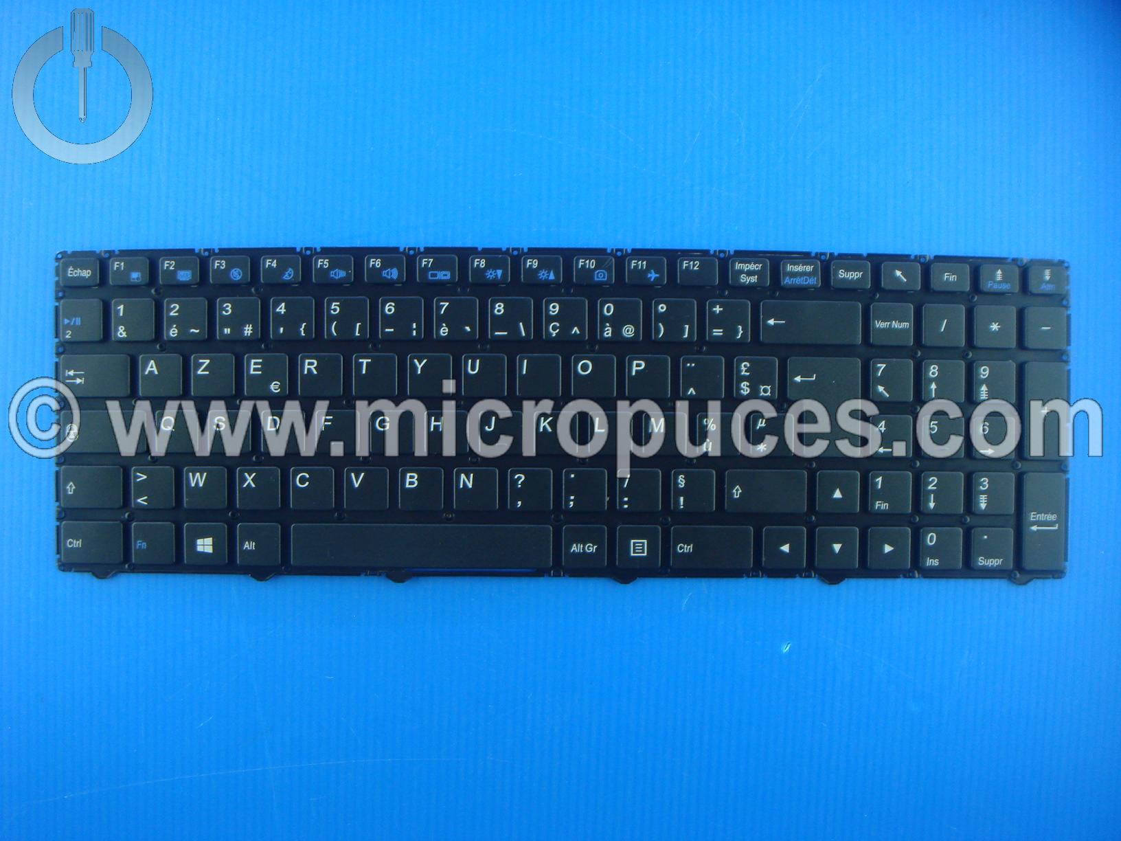 Clavier AZERTY pour Terra Mobile 1513 ( non rtro clair )