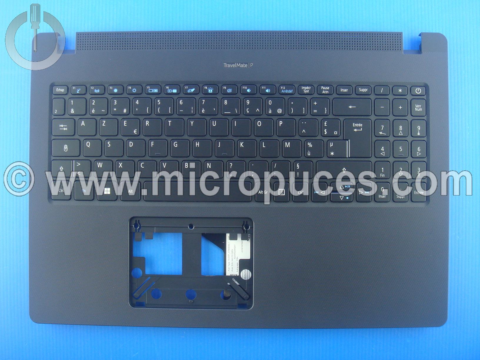 Clavier + plasturgie pour Acer Travelmate TMP215-53