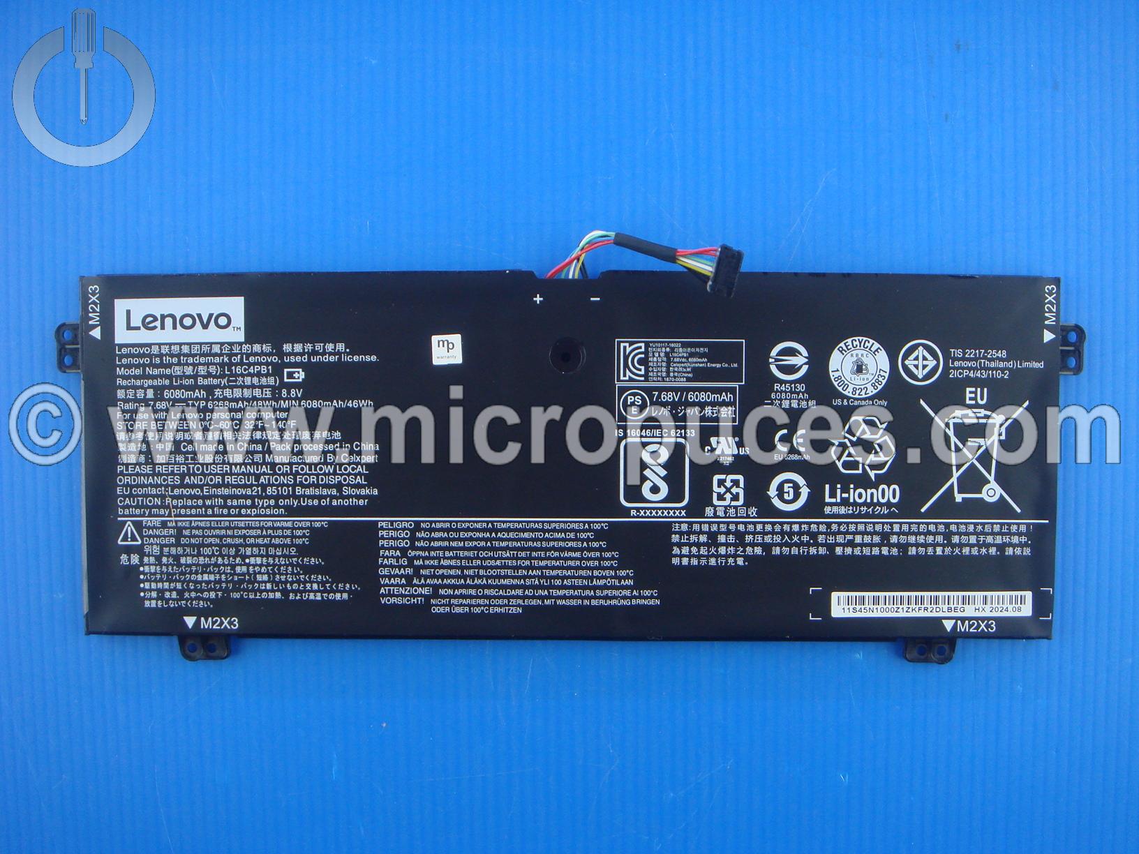 Batterie pour Lenovo Yoga 730-13IKB