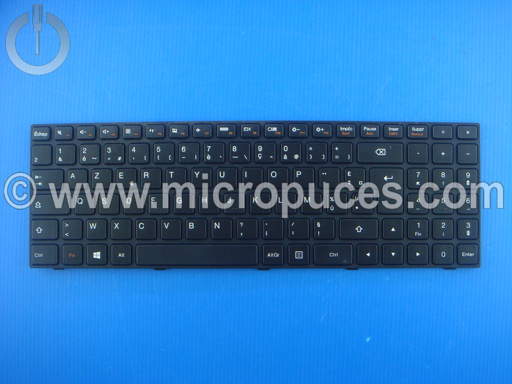 Clavier AZERTY pour LENOVO Ideapad 100-15IBY et B50-10