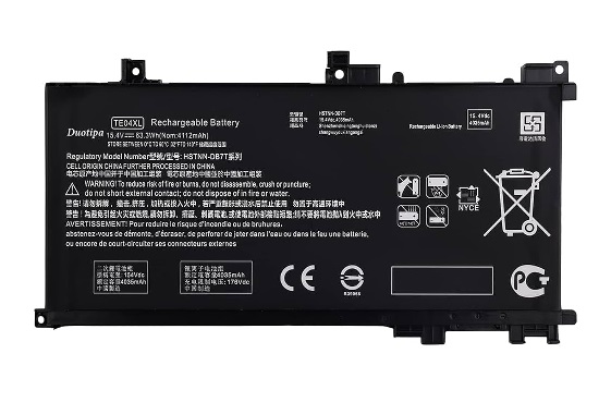 Batterie de remplacement TE04XL 63Wh pour HP Omen