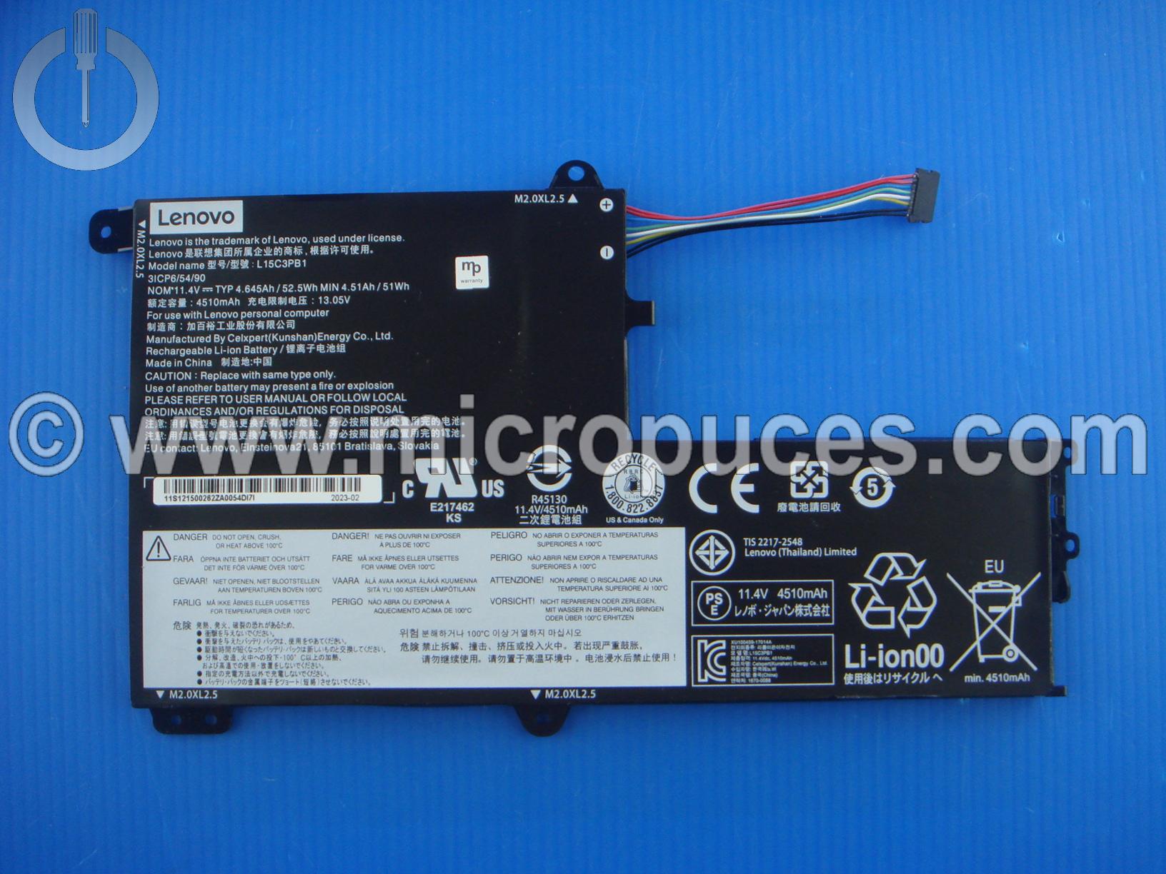 Batterie originale pour Lenovo Ideapad 330S