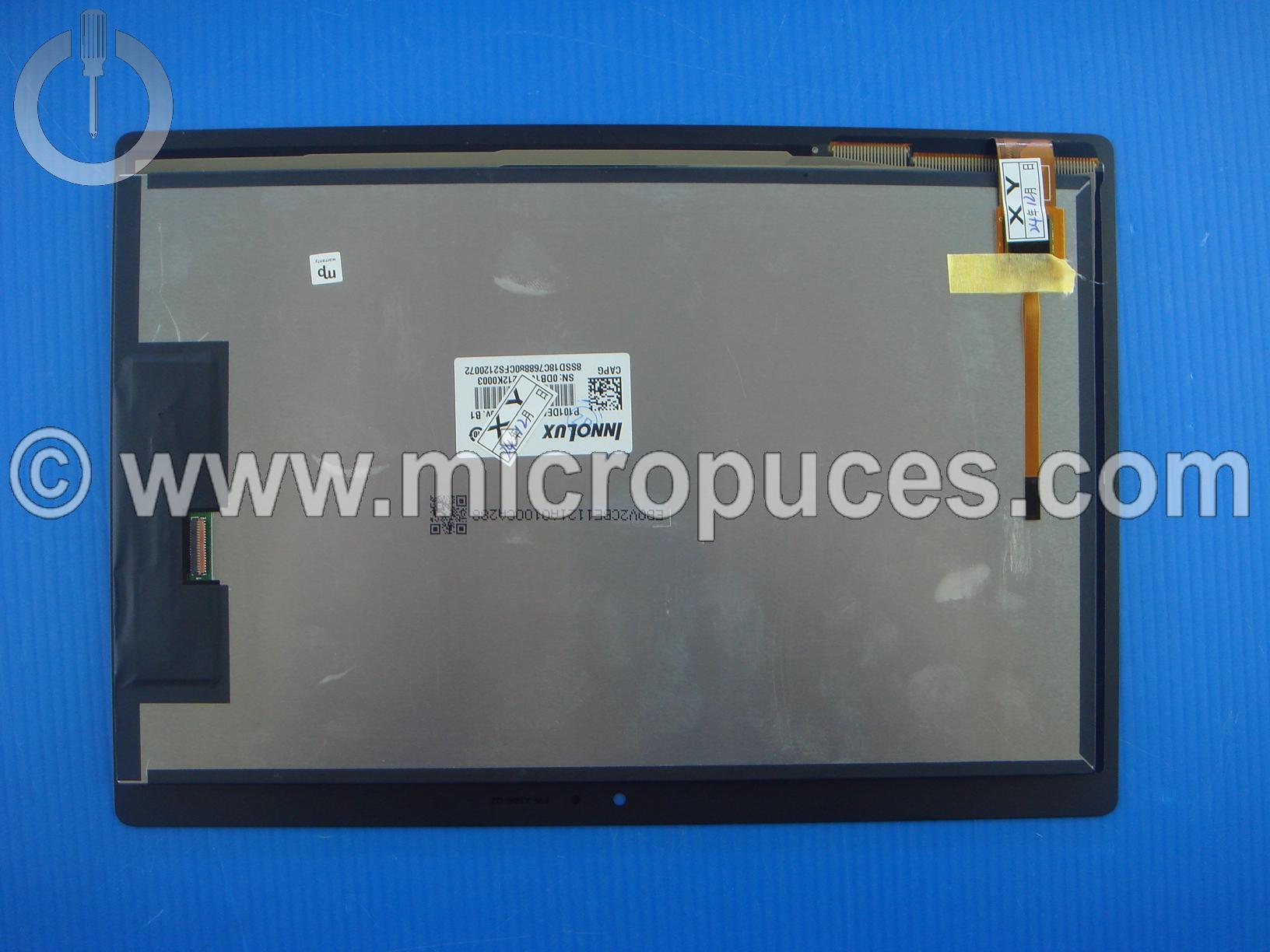 Module Ecran + vitre noire pour Lenovo Tab TB-X505