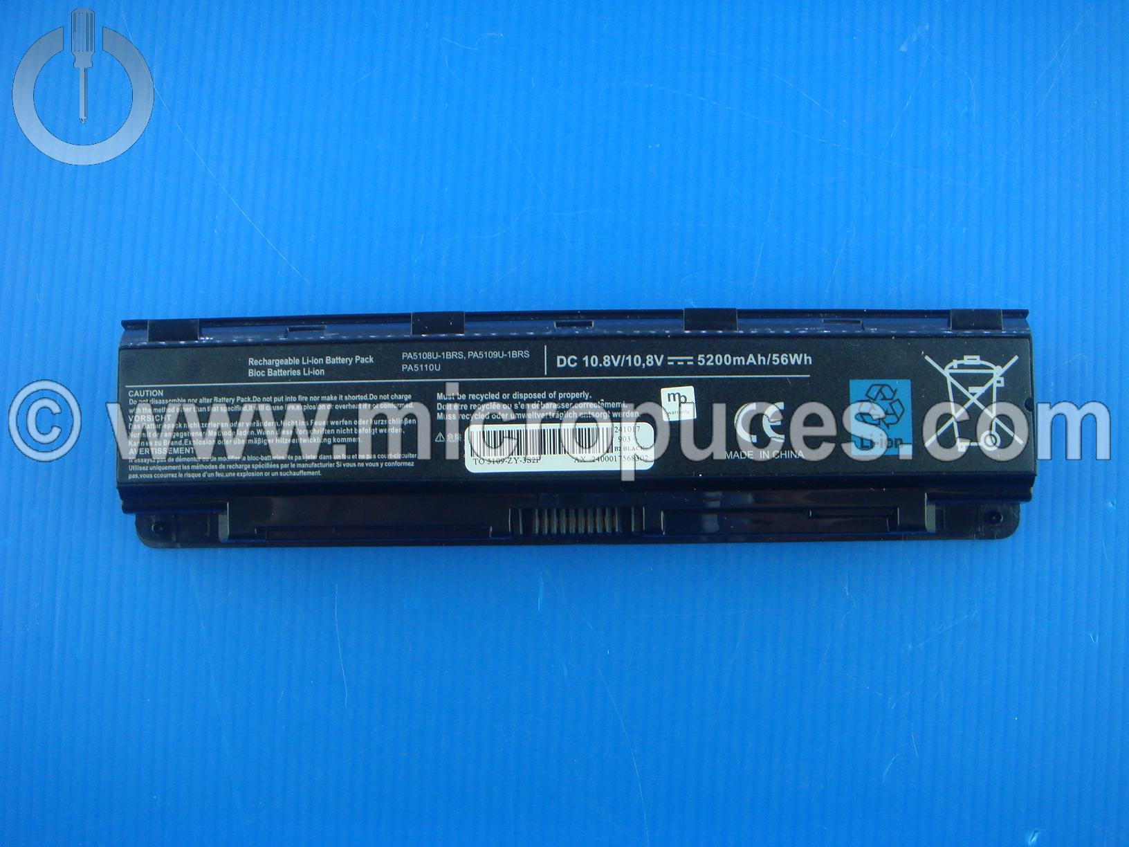 Batterie compatible TOSHIBA PA5109U-1BRS