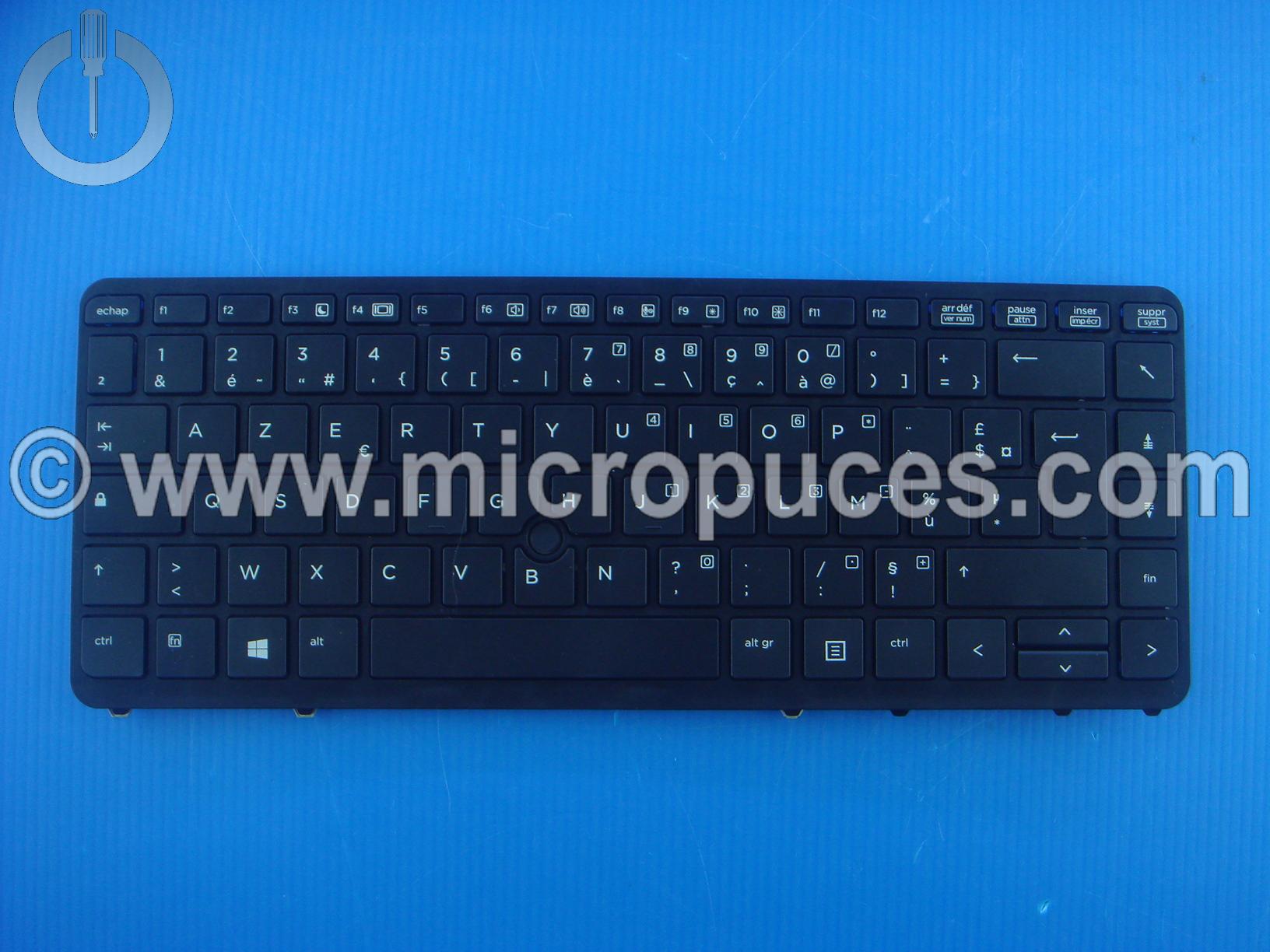 Clavier Azerty pour HP Elitebook G1 et G2