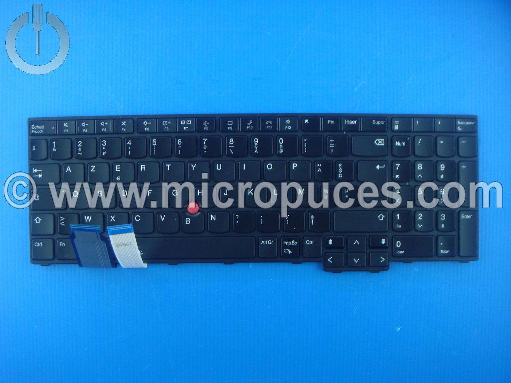 Clavier AZERTY pour Lenovo Thinkpad T16 Gen 2