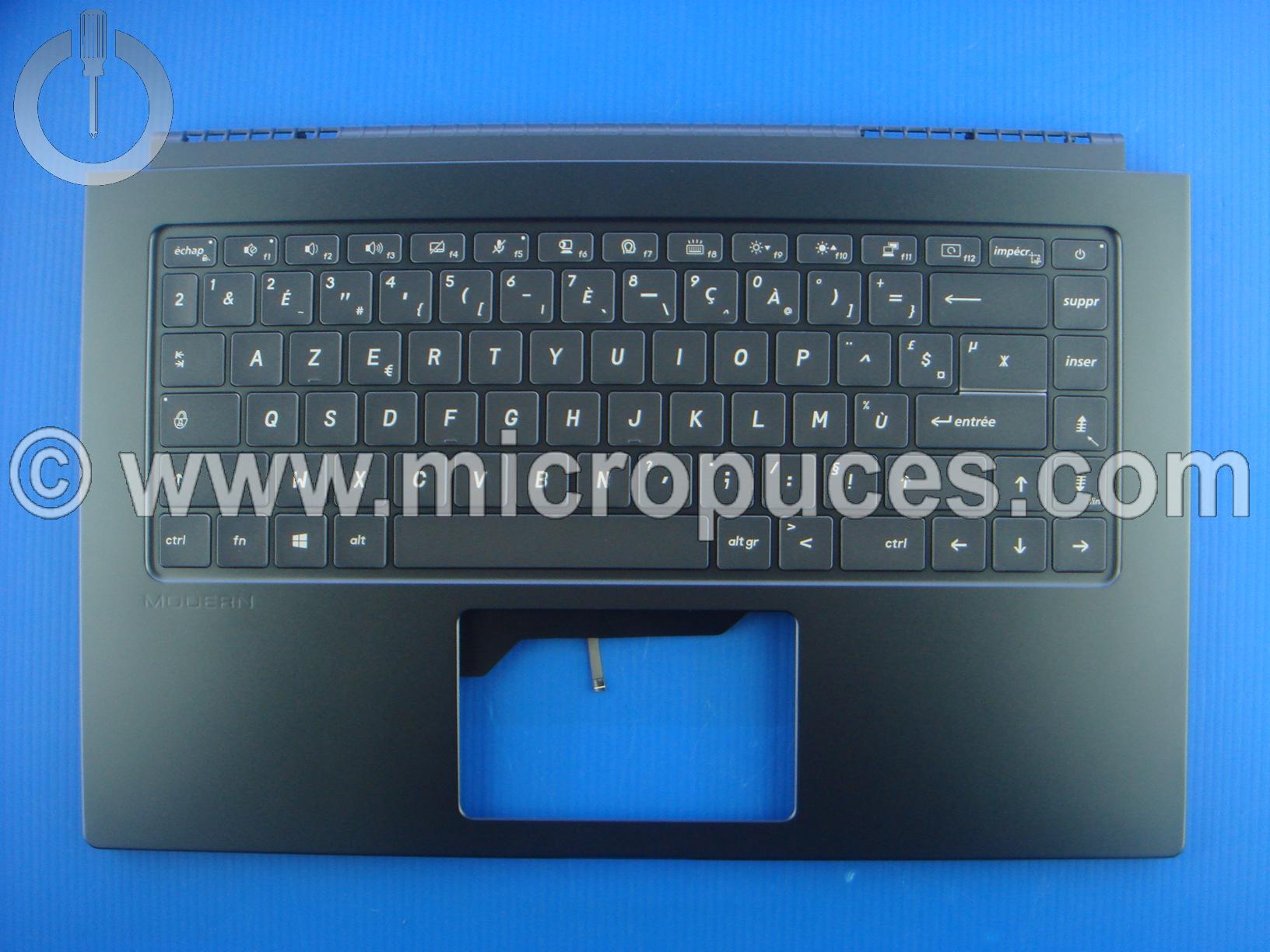 Clavier + plasturgie du dessus bleu pour MSI Modern 15