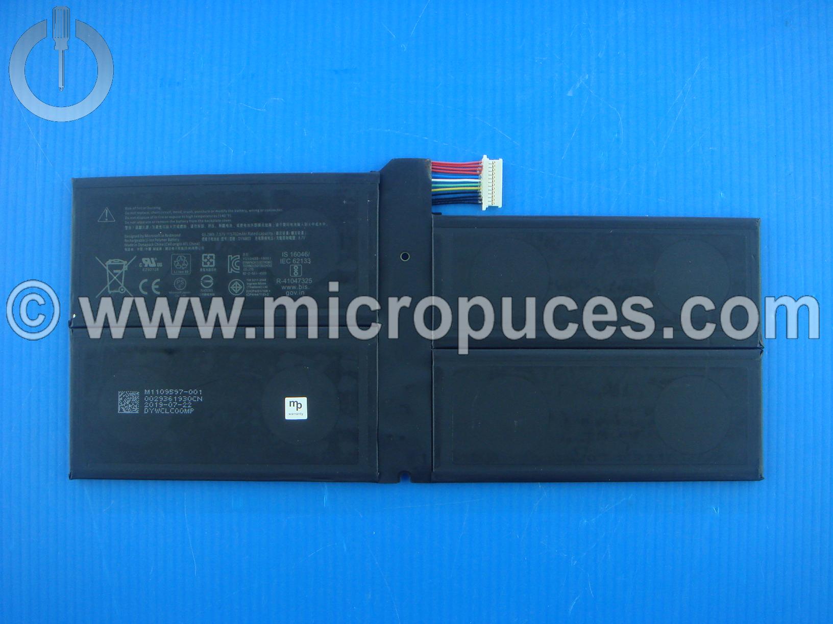 Batterie pour MICROSOFT Surface Pro 7 1866