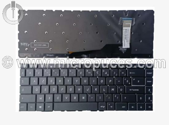 Clavier rtro clair  noire pour MSI Modern 15 MS1551