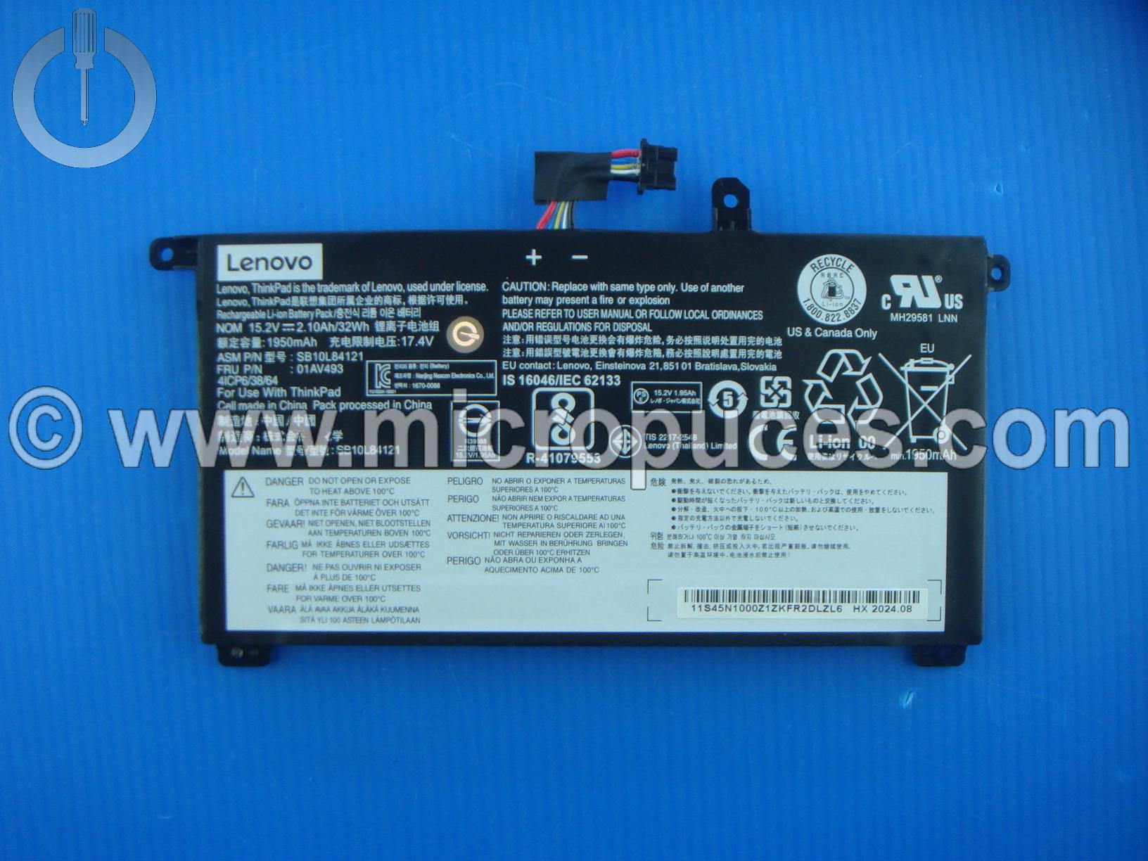 Batterie pour Lenovo Thinkpad T570