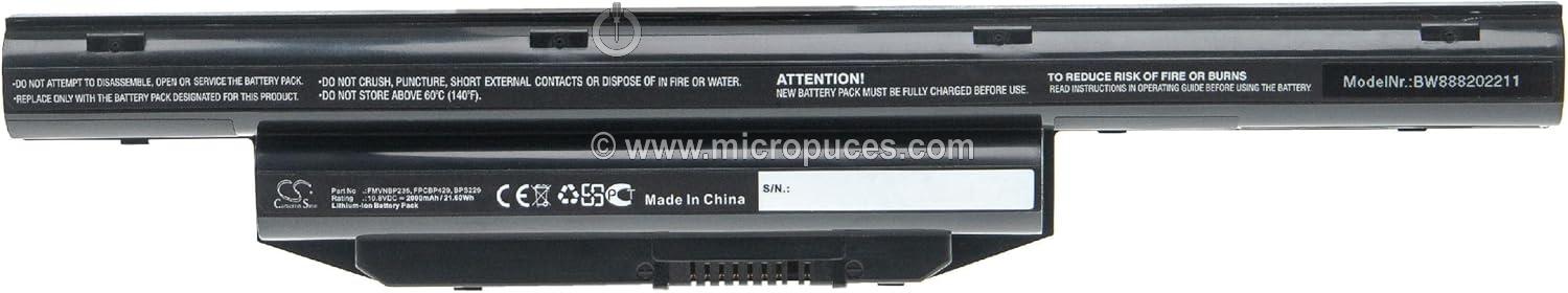 Batterie pour Fujitsu LifeBook A359