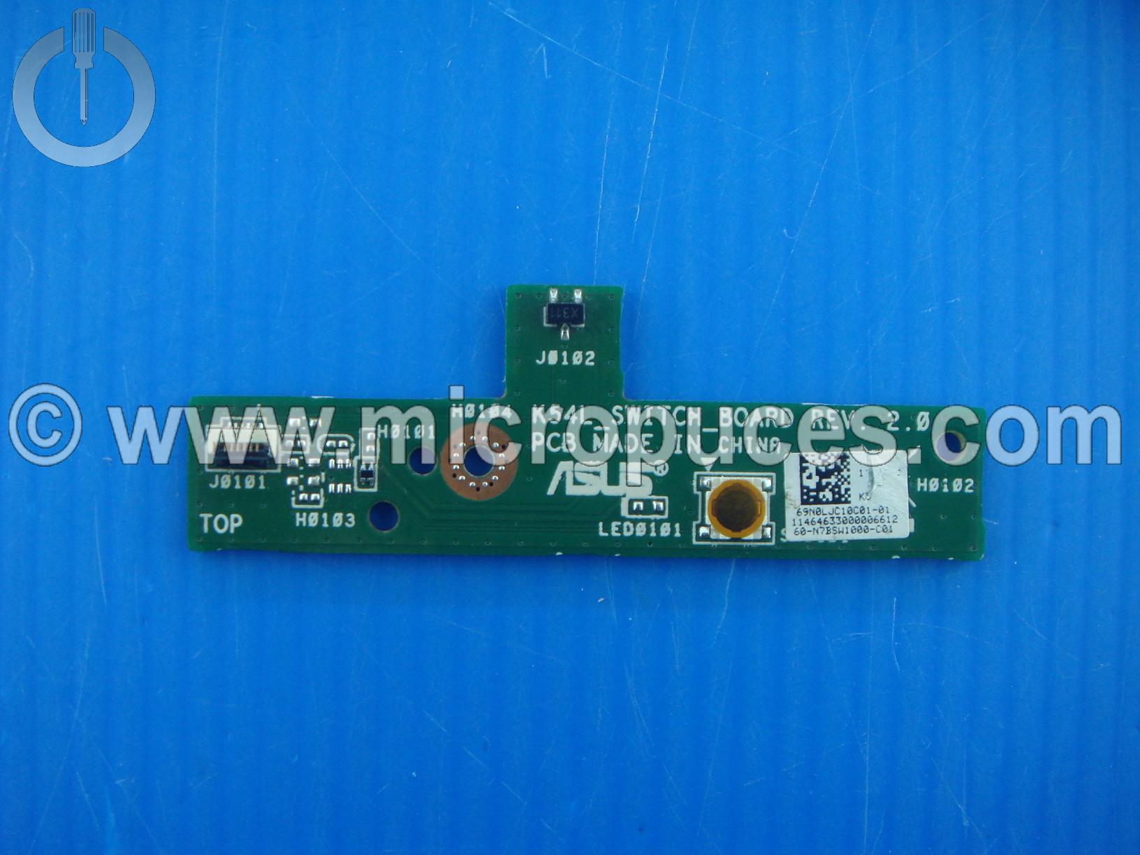 CARTE FILLE BOUTON POWER POUR ASUS X53/K53