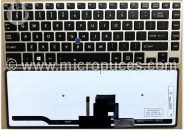 Clavier QWERTY avec pointstick pour TOSHIBA TECRA Z40-A