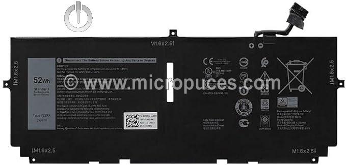 Batterie pour DELL XPS 13 9300