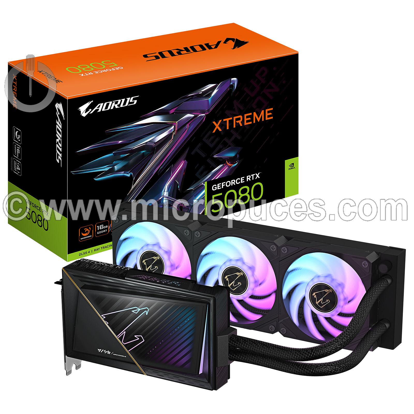 Gigabyte AORUS GeForce RTX 5080 XTREME WATERFORCE 16G