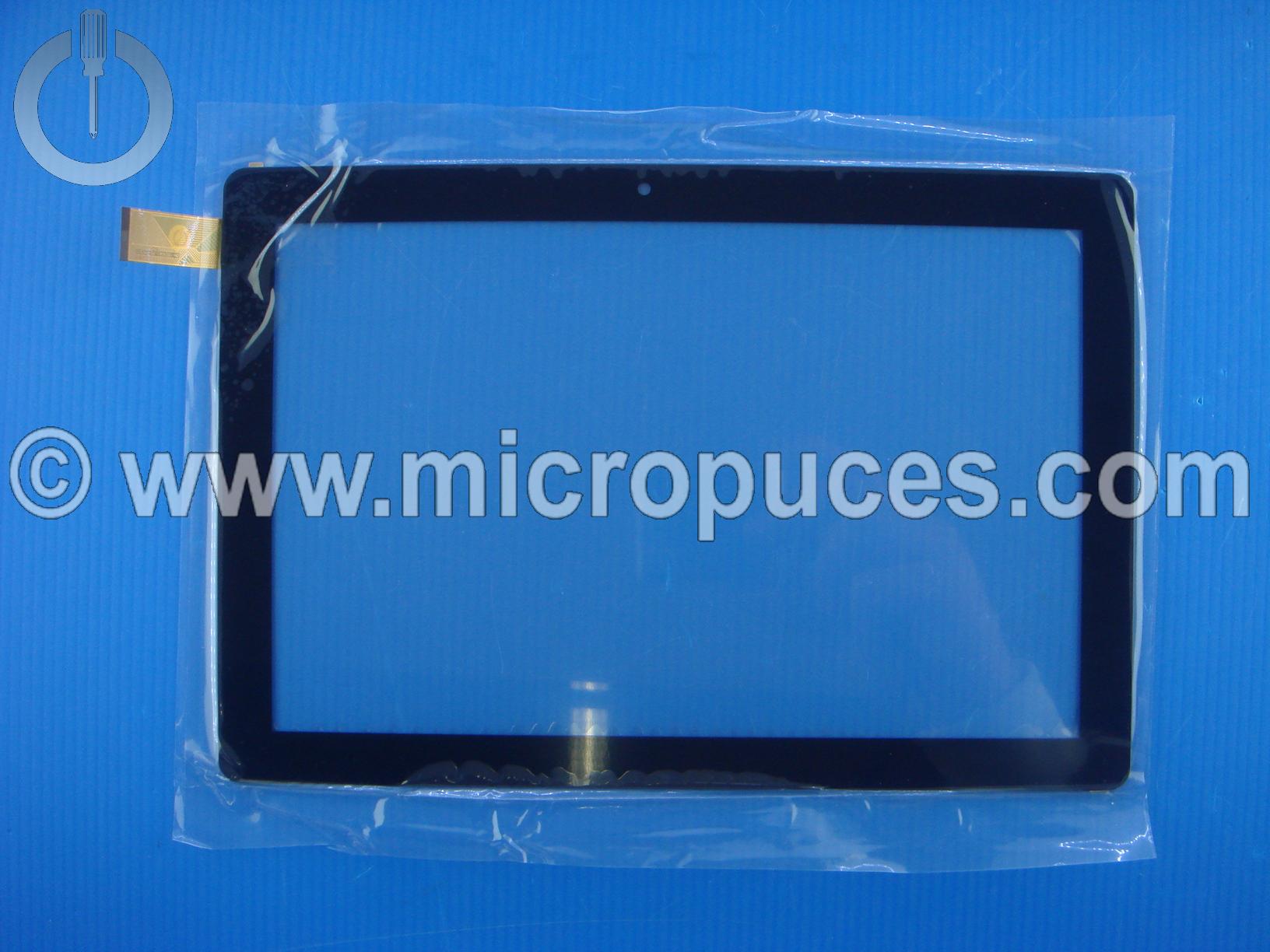 Vitre tactile noire ARCHOS T101 FHD Wifi