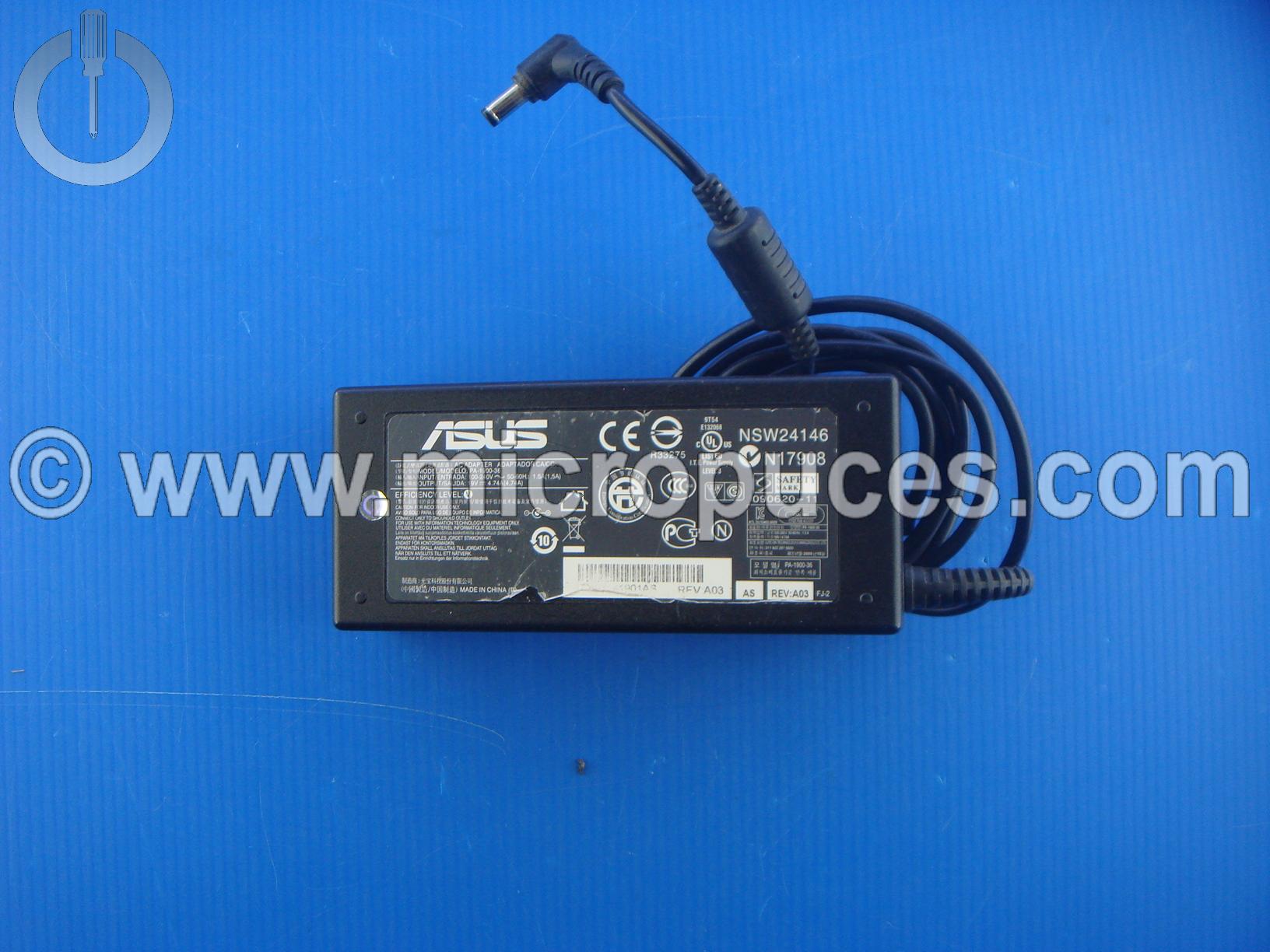 Chargeur Alimentation 19V 4.74A pour ASUS