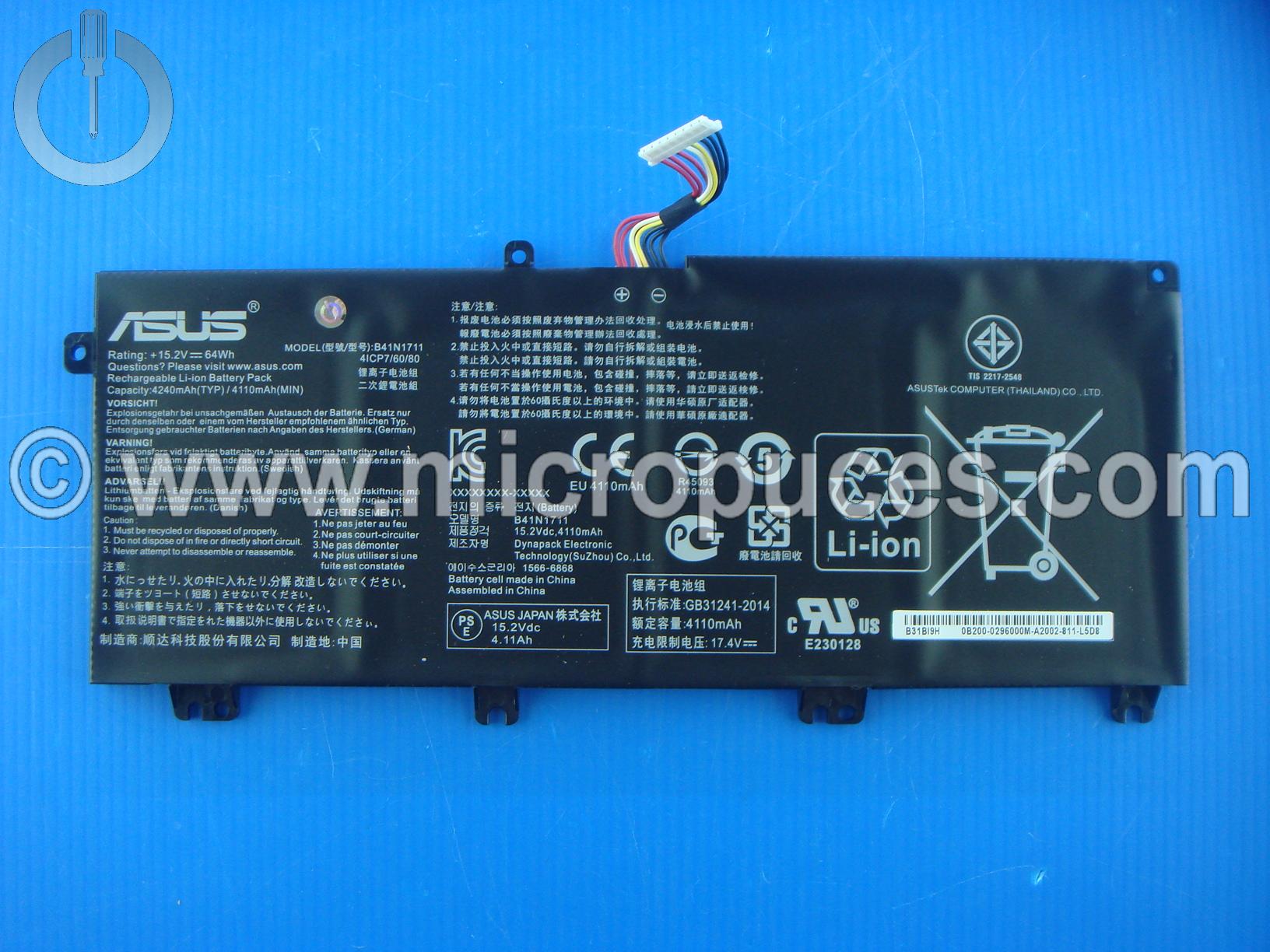 Batterie d'origine Asus pour ASUS ROG ( cable long )