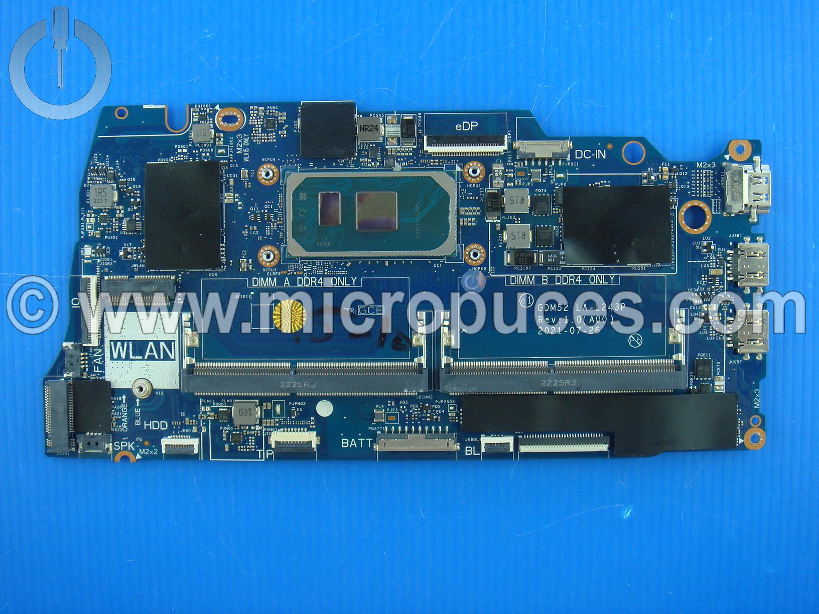 Carte mère i5-1035G1 pour DELL Inspiron 15 3511 version A
