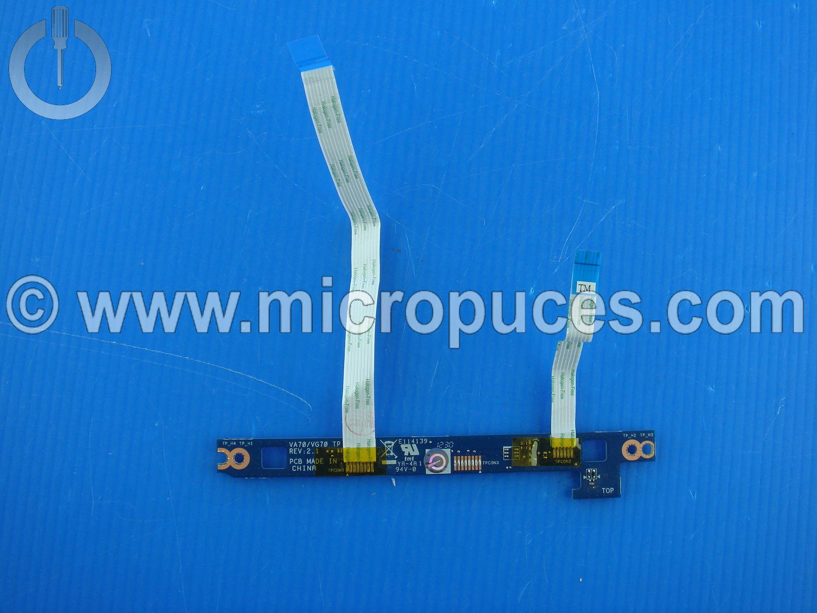 Carte fille touchpad board ACER Aspire V3-771G