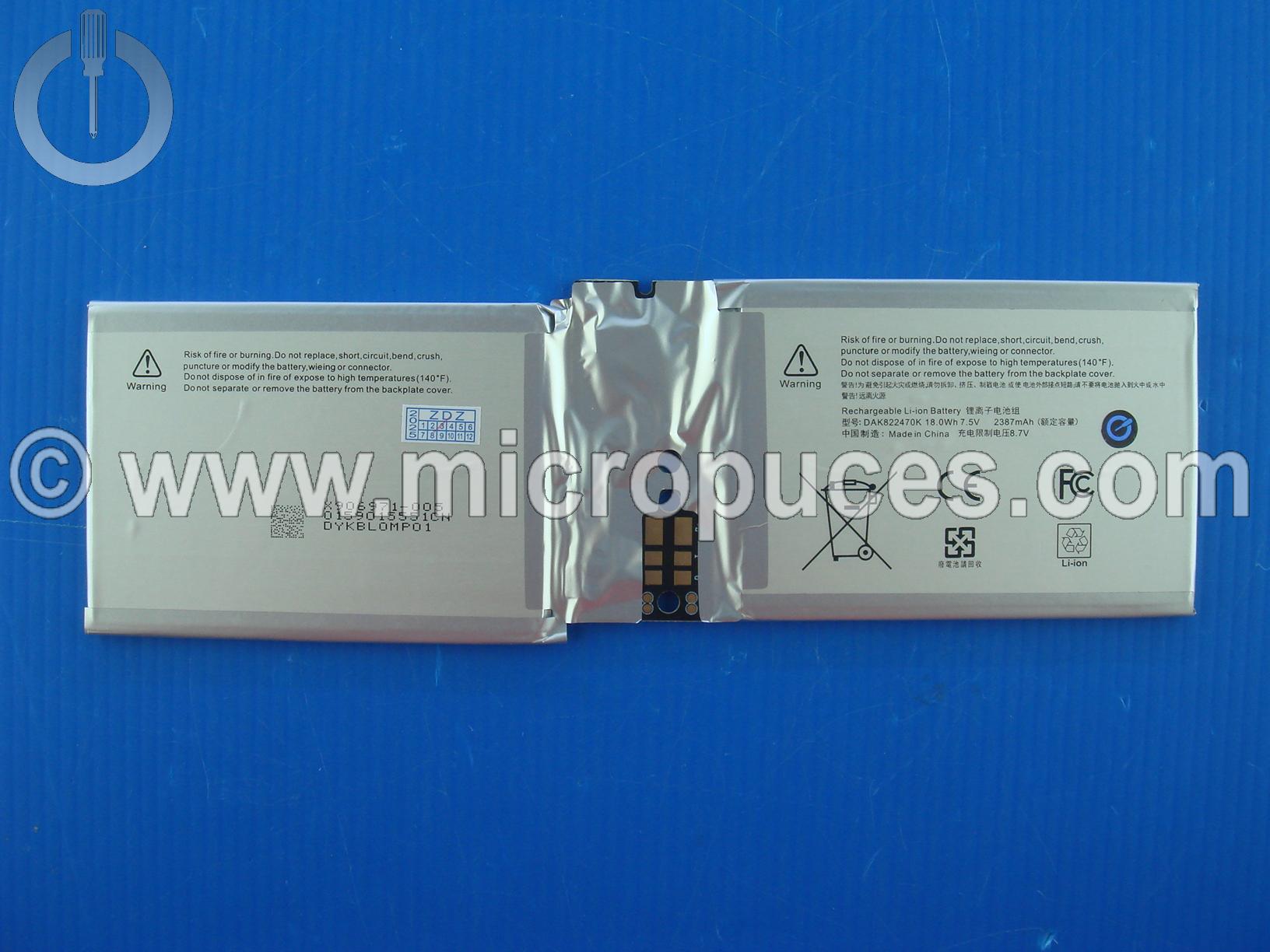 Batterie de remplacement pour MICROSOFT Surface Book 13,5"