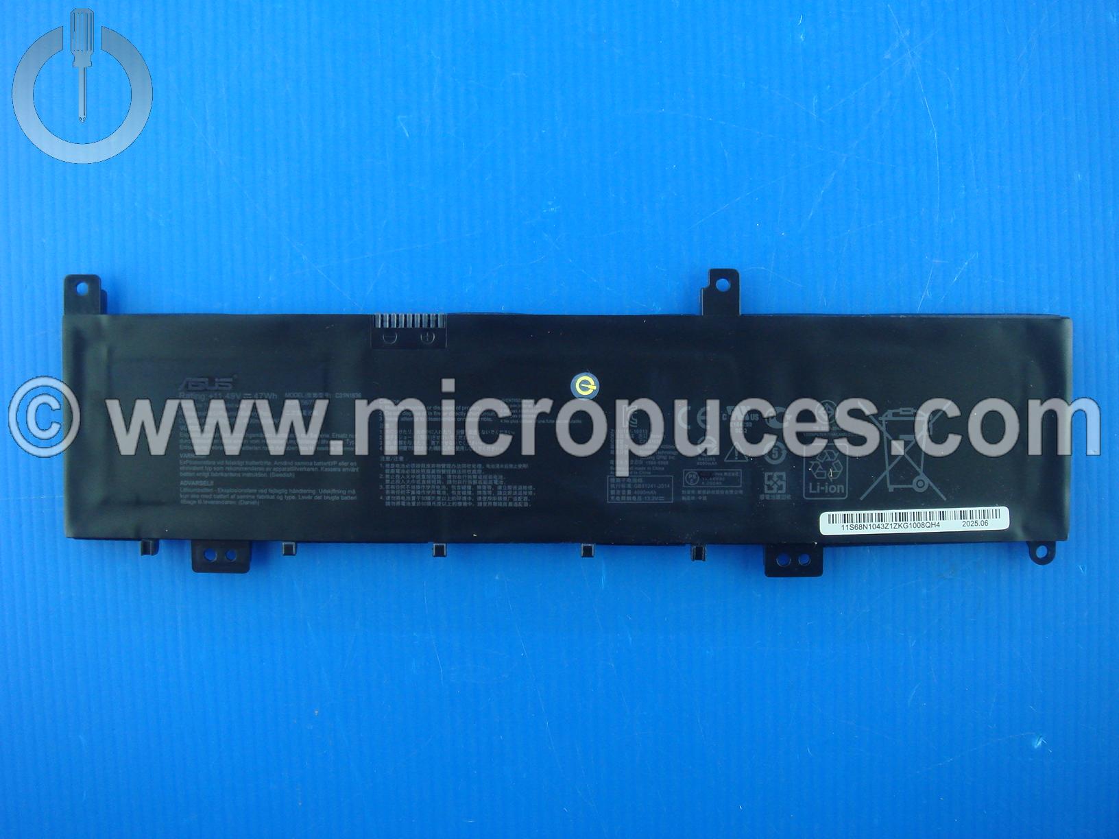Batterie d'origine C31N1636 pour ASUS