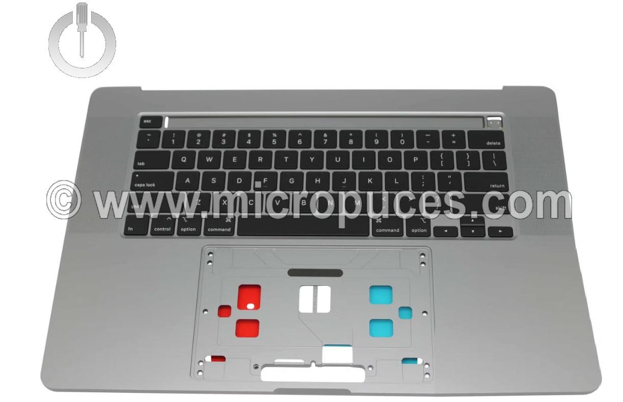 Clavier + plasturgie de dessus QWERTY pour MacBook Pro 16″ Retina A2141