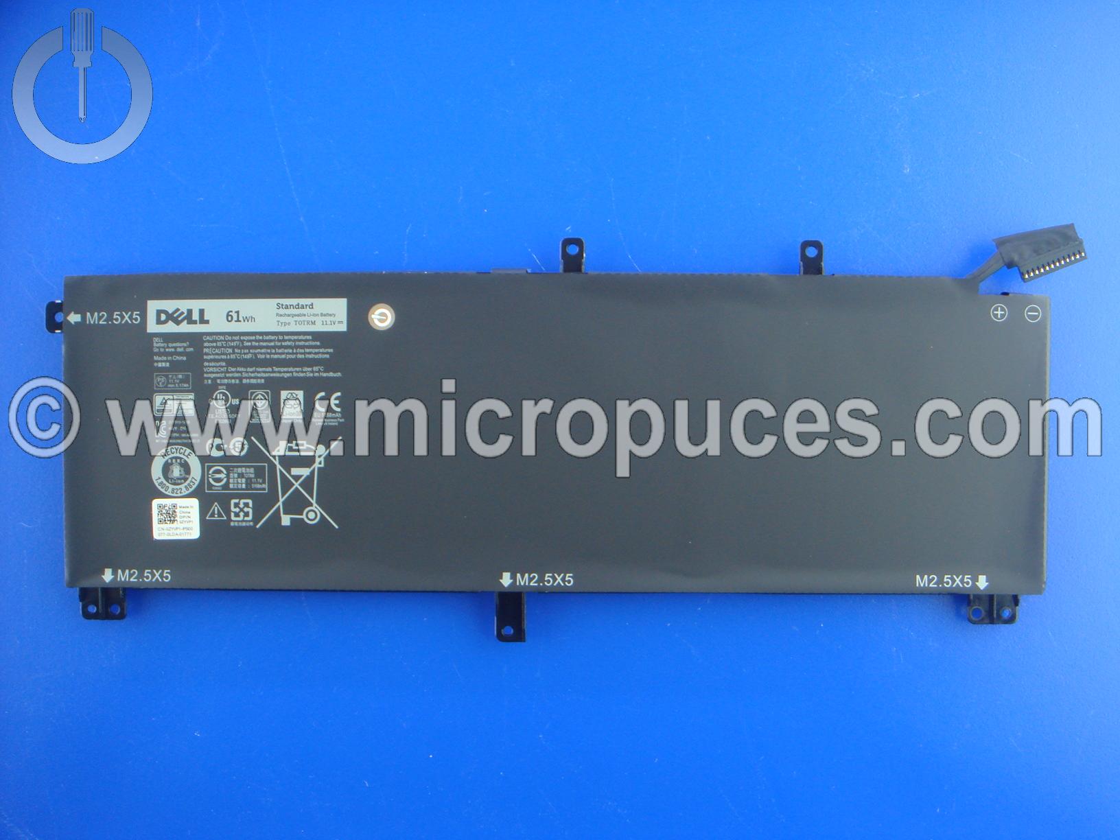 Batterie d'origine pour DELL XPS 15 (9530)