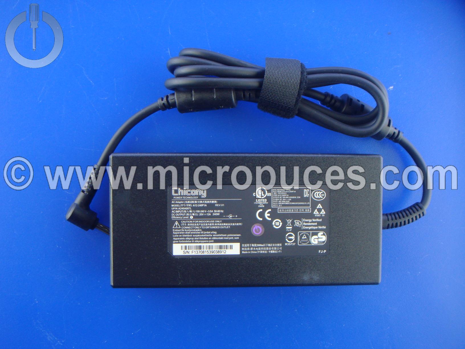 Chargeur pour MSI Katana 17 B12VGK